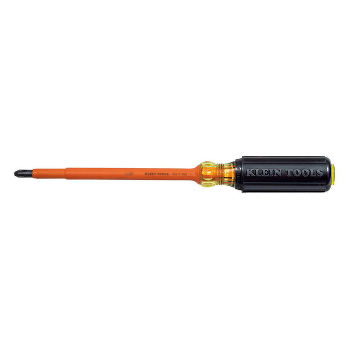 KLEIN TOOLS Insulated Screwdriver, #3 Phillips, 7-Inch Shank