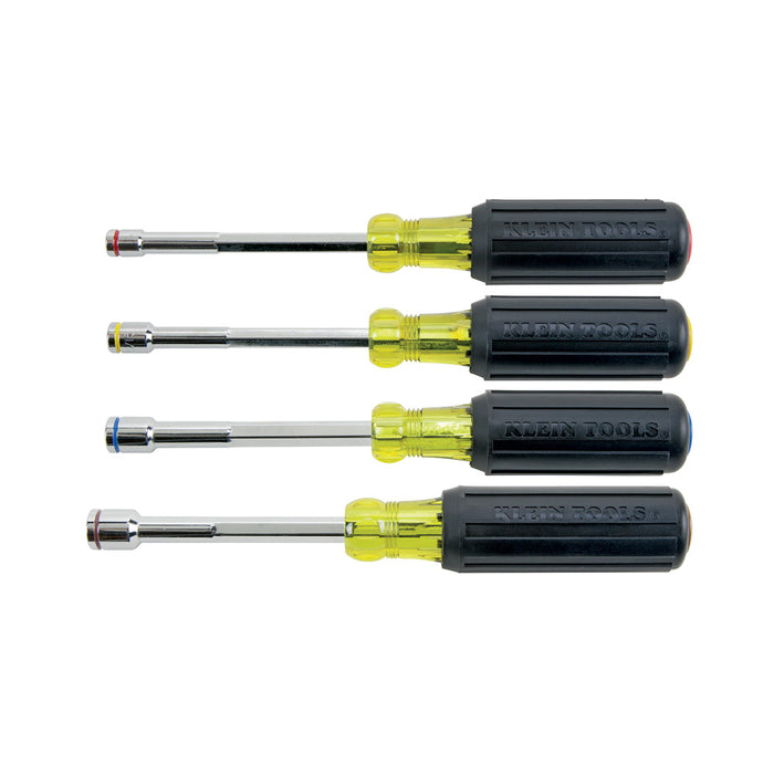 KLEIN TOOLS 4 PC. Heavy Duty Magnetic Nut Driver Set