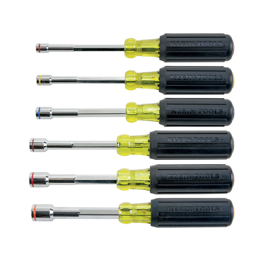KLEIN TOOLS 6 PC. Heavy Duty Magnetic Nut Driver Set
