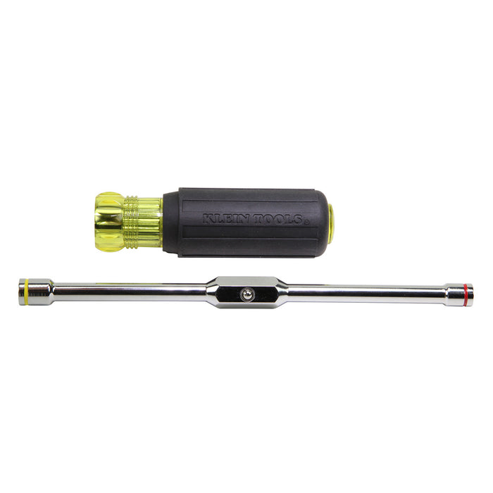KLEIN TOOLS 2-in-1 Nut Driver, Hex Head, 1/4-Inch and 5/16-Inch
