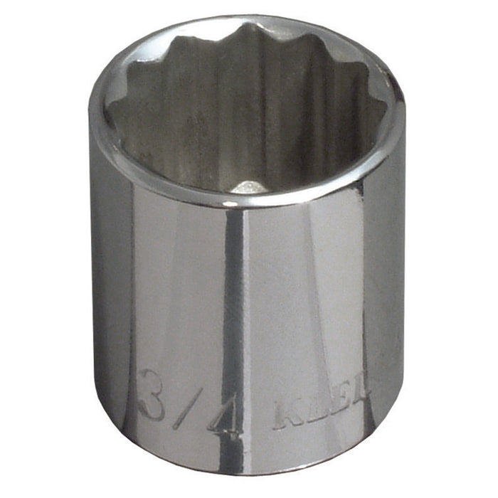 KLEIN TOOLS 7/8-Inch Standard 12-Point Socket, 3/8-Inch Drive