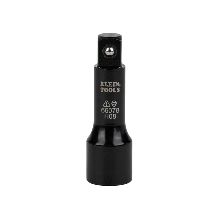 KLEIN TOOLS Flip Impact Socket Adapter, Large, 1/2 to 1/2-Inch
