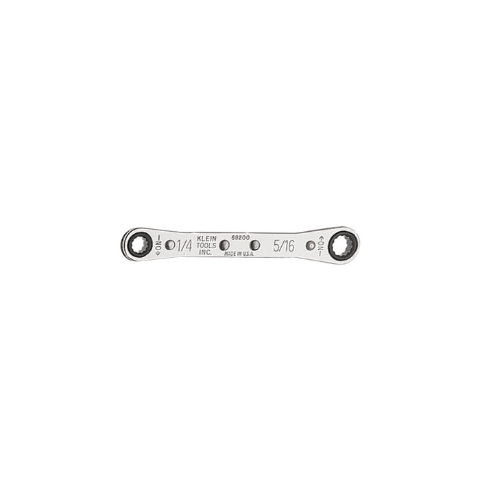 KLEIN TOOLS Ratcheting Box Wrench 1/4-Inch x 5/16-Inch