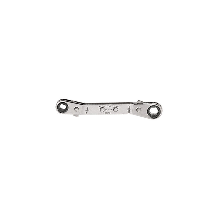 KLEIN TOOLS Reversible Ratcheting Box Wrench 1/4 x 5/16-Inch