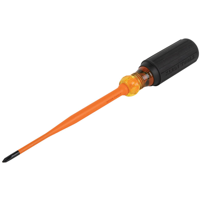 KLEIN TOOLS Slim-Tip 1000V Insulated Screwdriver, #1 Phillips, 6-Inch