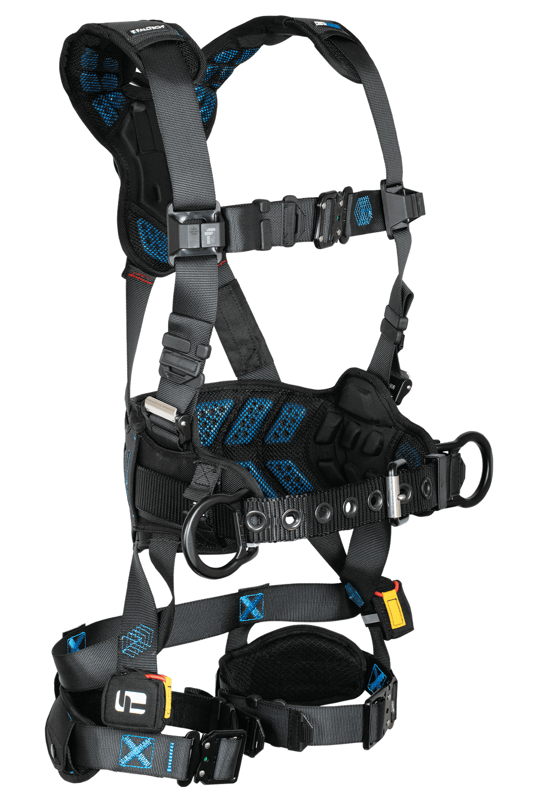 FALLTECH FT-ONE™ 3D Construction Belted Full Body Harness, Quick Connect Adjustments