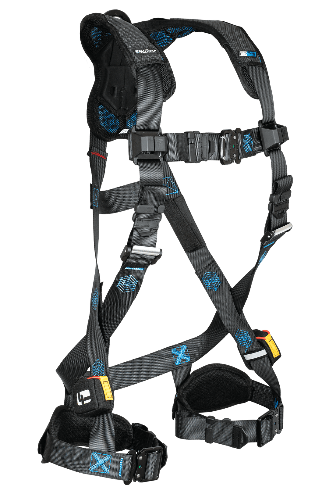 FALLTECH FT-ONE™ 1D Standard Non-Belted Full Body Harness, Quick Connect Adjustments
