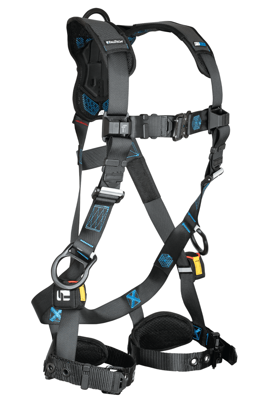 FALLTECH FT-ONE™ 3D Standard Non-Belted Full Body Harness, Tongue Buckle Leg Adjustments
