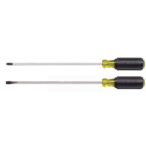 KLEIN TOOLS 2 PC. Long Blade Slotted & Phillips Screwdriver Set