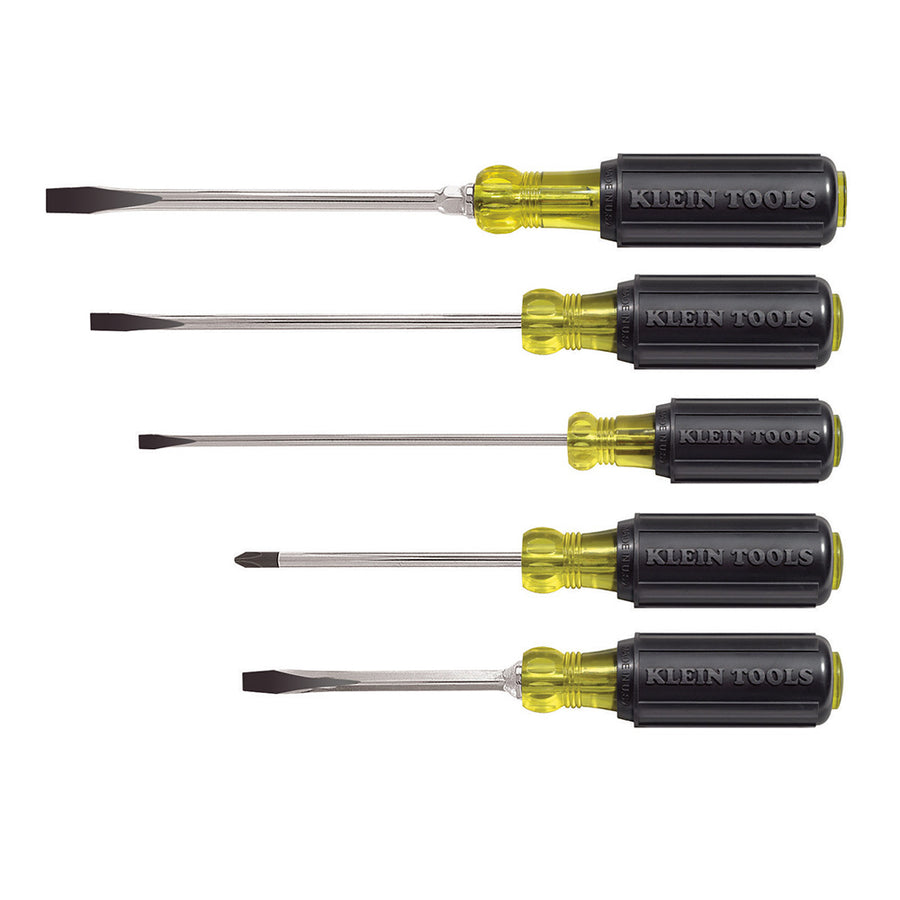 KLEIN TOOLS 5 PC. Slotted & Phillips Screwdriver Set