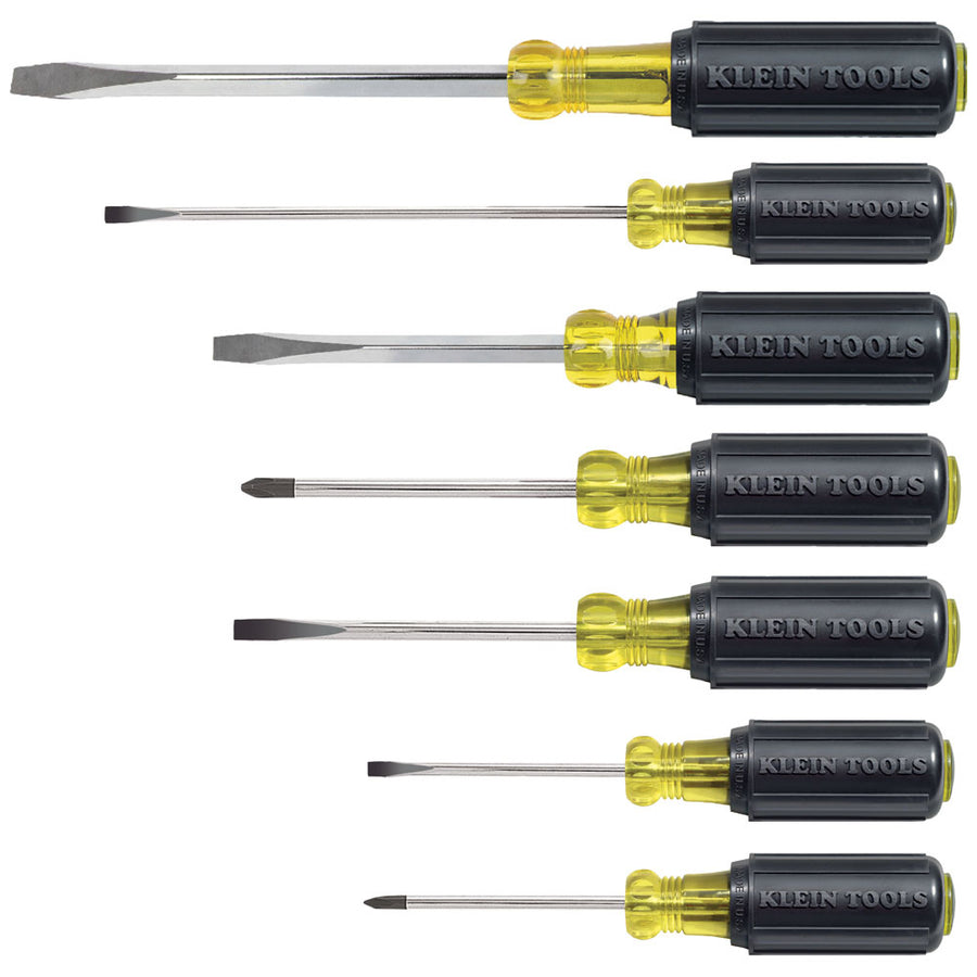 KLEIN TOOLS 7 PC. Slotted & Phillips Screwdriver Set