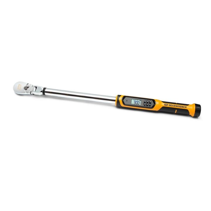 GEARWRENCH 1/2" Flex Head Electronic Torque Wrench w/ Angle 25-250 ft/lbs