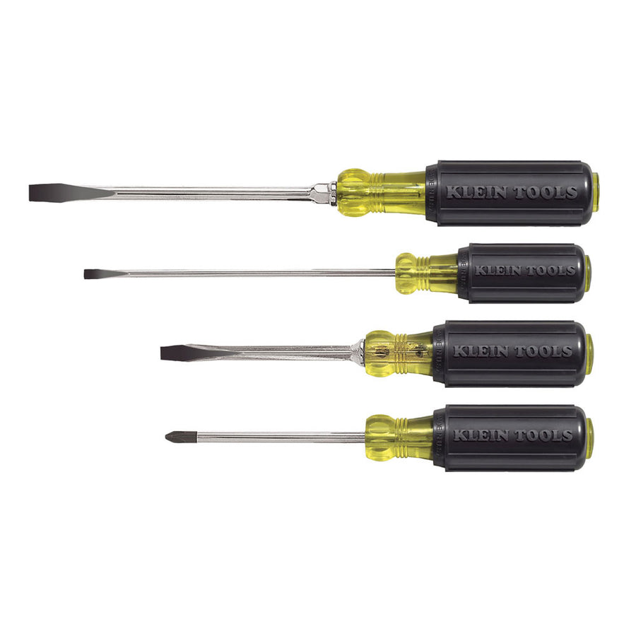 KLEIN TOOLS 4 PC. Slotted & Phillips Screwdriver Set
