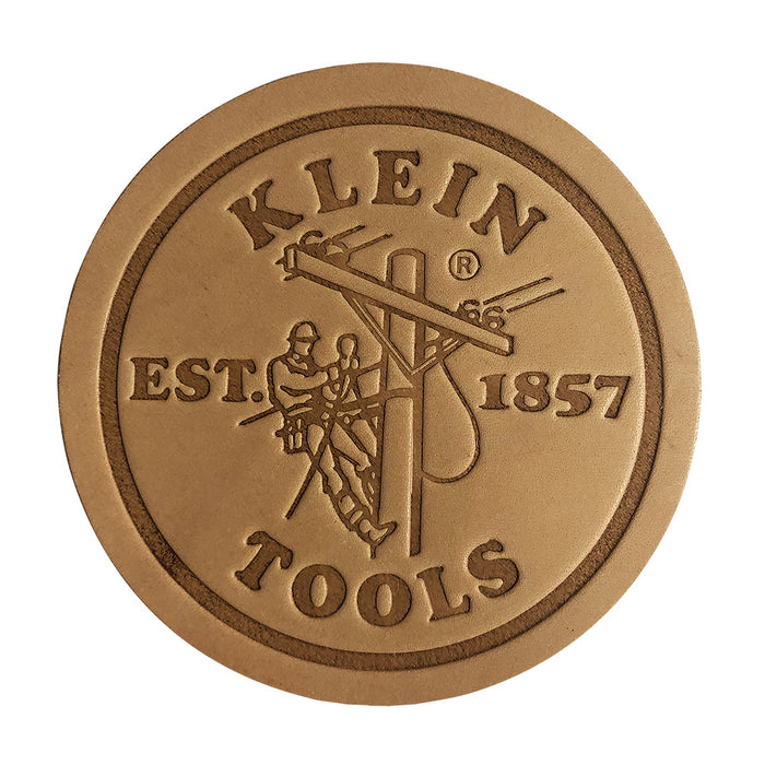 KLEIN TOOLS Klein Leather Coasters, Pk 6