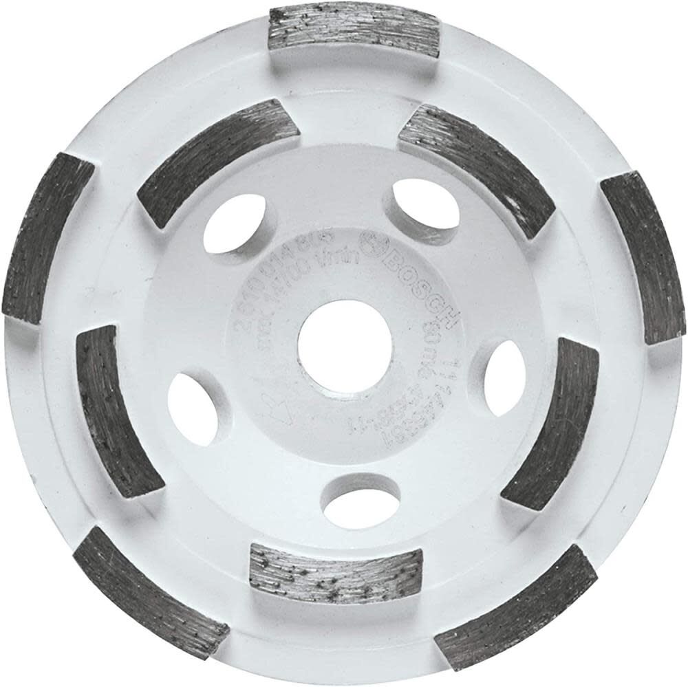 BOSCH 4" Double Row Segmented Diamond Cup Wheel (3 PACK)