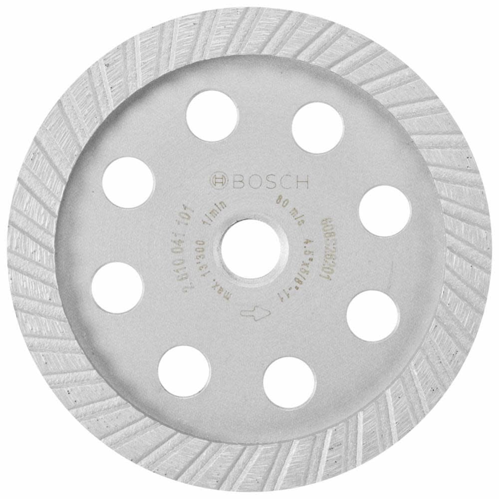 BOSCH 4-1/2" Turbo Diamond Cup Wheel (3 PACK)