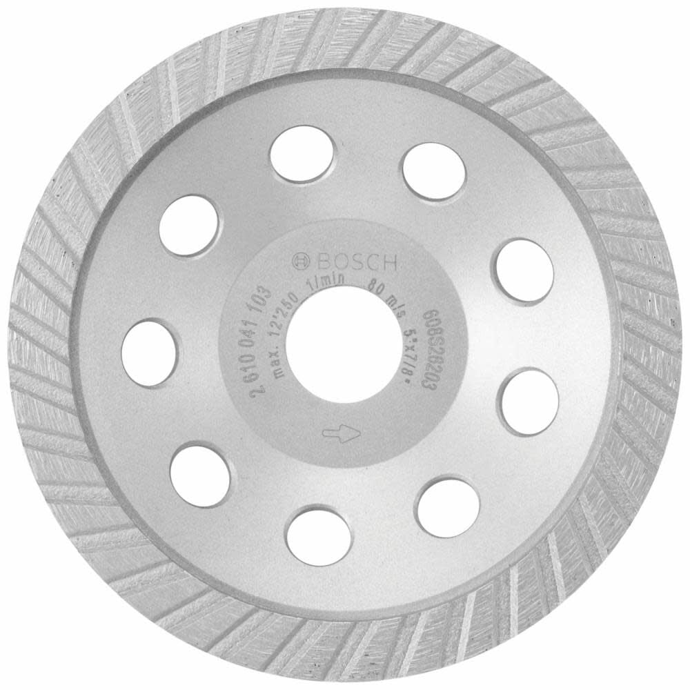 BOSCH 5" Turbo Diamond Cup Wheel For Concrete (3 PACK)