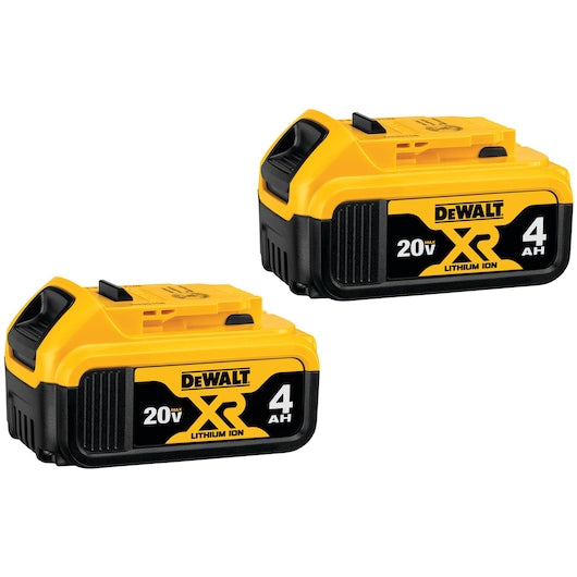 DEWALT 20V MAX* XR® 4Ah Battery (2 PACK)