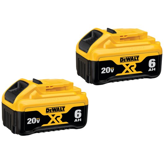 DEWALT 20V MAX* XR® 6Ah Battery (2 PACK)