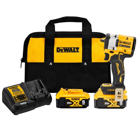 DEWALT 20V MAX* ATOMIC™ 3/8" Impact Wrench w/ Hog Ring Anvil Kit