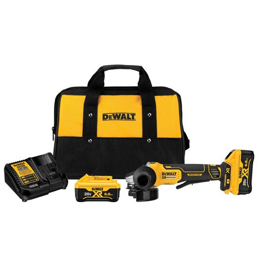 DEWALT 20V MAX* XR® 4.5" Paddle Switch Small Angle Grinder Kit