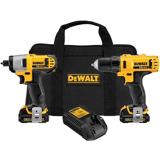 DEWALT 12V MAX* Cordless Li-Ion Drill/Driver / Impact Driver Combo Kit