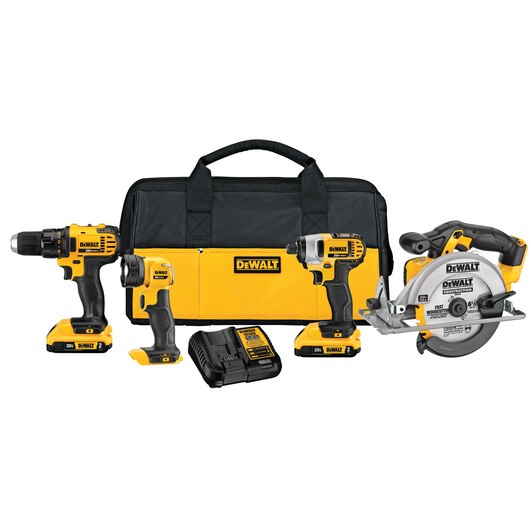 DEWALT 20V MAX* 4-Tool Combo Kit