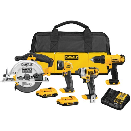 DEWALT 20V MAX* 4-Tool Combo Kit