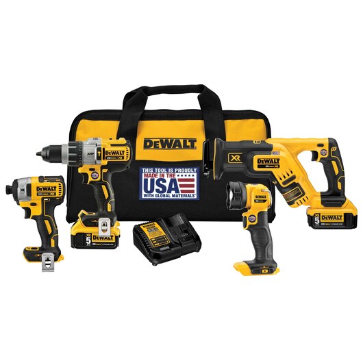 DEWALT 20V MAX* 4-Tool Combo Kit