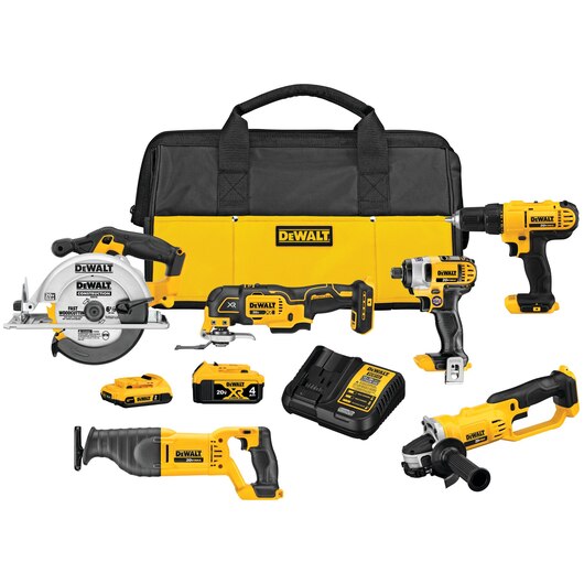 DEWALT 20V MAX* 6-Tool Combo Kit