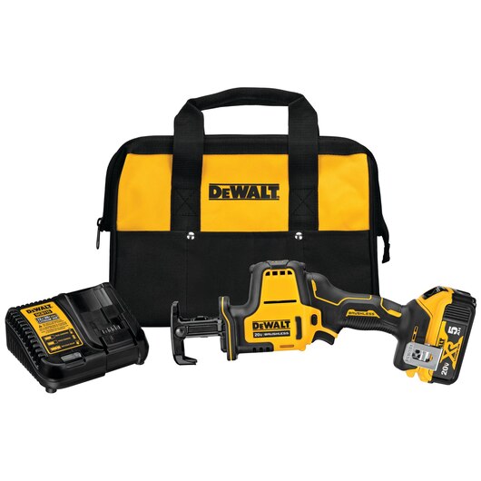 DEWALT 20V MAX* ATOMIC™ One-Handed Reciprocating Saw Kit