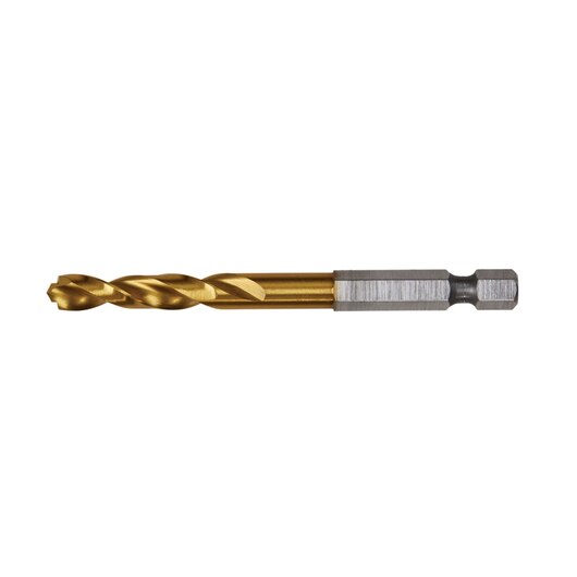 DEWALT DD5106 3/32" Titanium Nitride Coated Drill Bit – Pilot Point Tip, Impact Ready