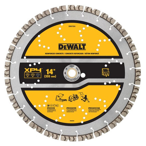 DEWALT Diamond Saw Blade, Segmented Concrete Blade, Reinforced, 14-Inch