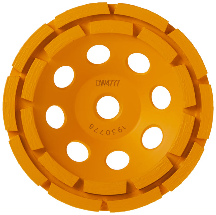 DEWALT Concrete Grinding Wheel, Double Row, Diamond Cup, 5-Inch