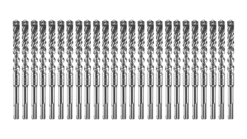BOSCH 25 PC. 1/2" X 4" X 6" SDS-PLUS® BULLDOG™ XTREME Carbide Rotary Hammer Drill Bits