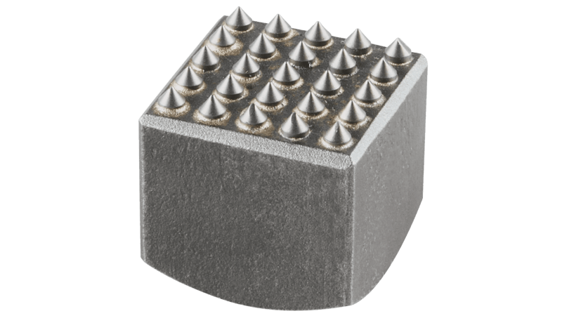 BOSCH 2" X 2" Square 25 Tooth Carbide Bushing Head Hammer Steel