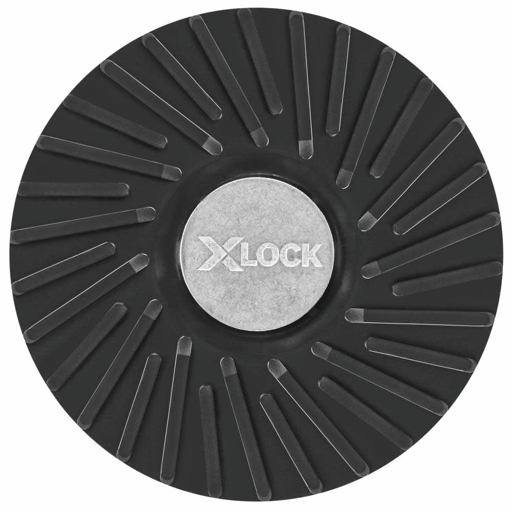 BOSCH 6" X-LOCK Backing Pad w/ X-LOCK Clip - Medium Hardness