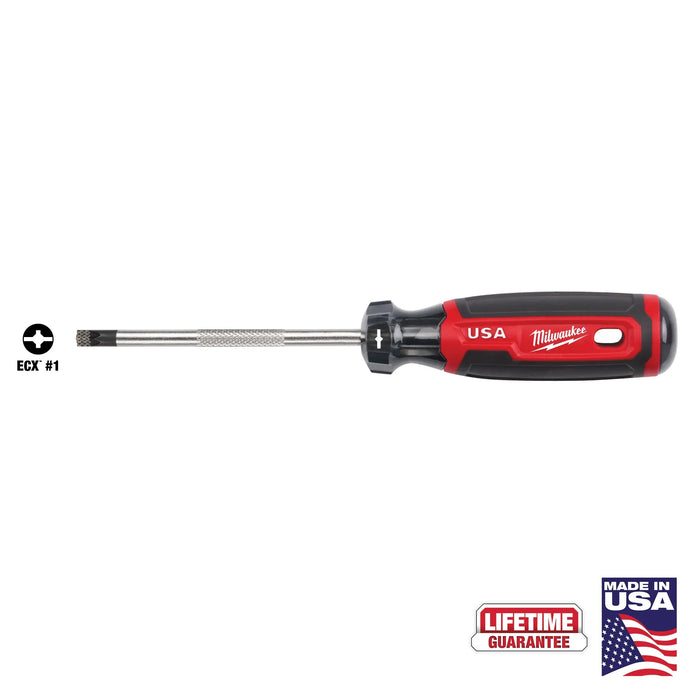 MILWAUKEE #1 ECX 4" Cushion Grip Screwdriver