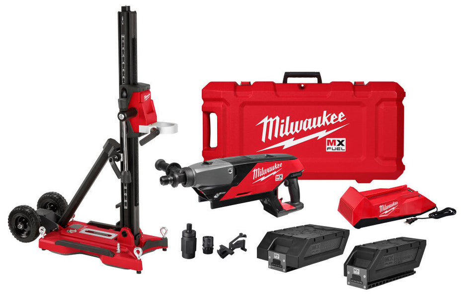 Milwaukee MX FUEL Handheld Core Drill Kit with Stand MXF301-2CXS