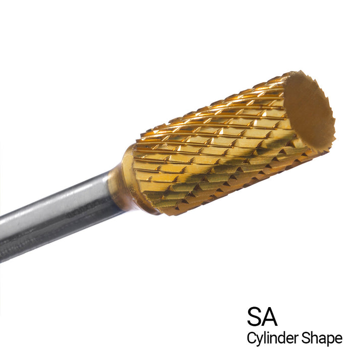 CHAMPION SA5 Double Cut TiN Coated Carbide Bur