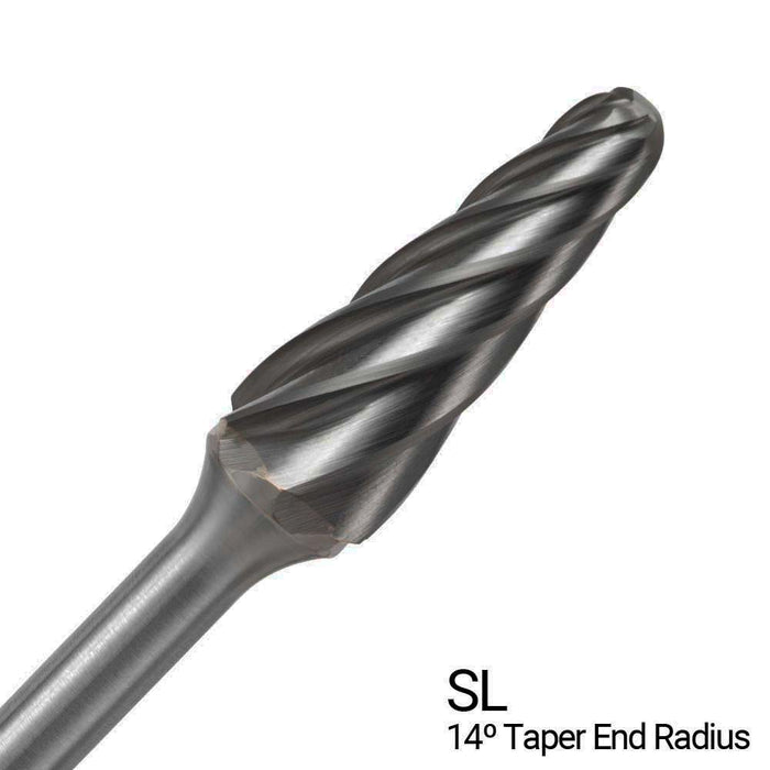 CHAMPION SL5NF Single Flute Carbide Bur