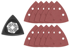 BOSCH 11 pc. Starlock® Oscillating Multi-Tool Delta Sanding Pad Kit