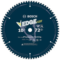 BOSCH 10" 72 Tooth Edge Circular Saw Blade for Composite Decking
