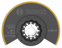 BOSCH 3-1/2" Starlock® Oscillating Multi Tool Titanium Bi-Metal Segmented Saw Blade