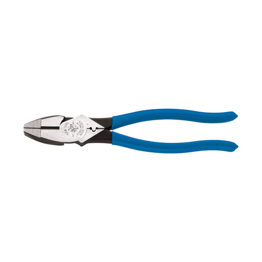 KLEIN TOOLS 9" Heavy-Duty New England Nose High Leverage Crimping Pliers