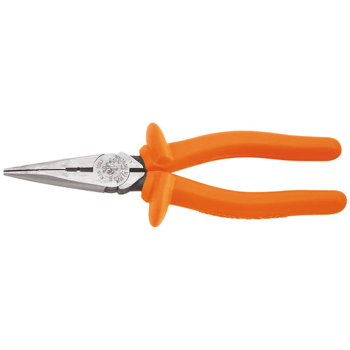 KLEIN TOOLS 8" Insulated Long Nose Side Cutting Pliers