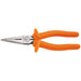 KLEIN TOOLS 8" Insulated Long Nose Side Cutting & Skinning Pliers