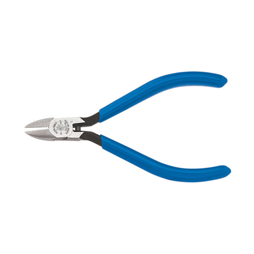 KLEIN TOOLS 4" Spring Loaded Tapered Nose Diagonal Cutting Electronics Pliers