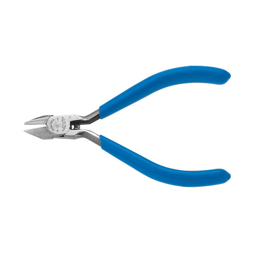 KLEIN TOOLS 4" Extra-Narrow Jaw Pointed Nose Diagonal Cutting Pliers