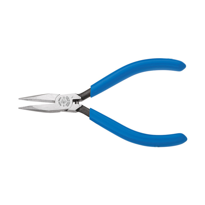 KLEIN TOOLS 4" Spring-Loaded Slim Needle Nose Electronics Pliers